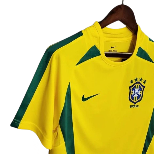 Brazil 2002 Home Shirt - My Kits Direct