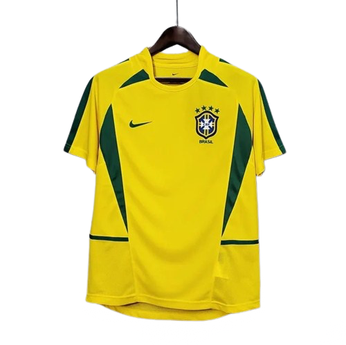 Brazil 2002 Home Shirt - My Kits Direct