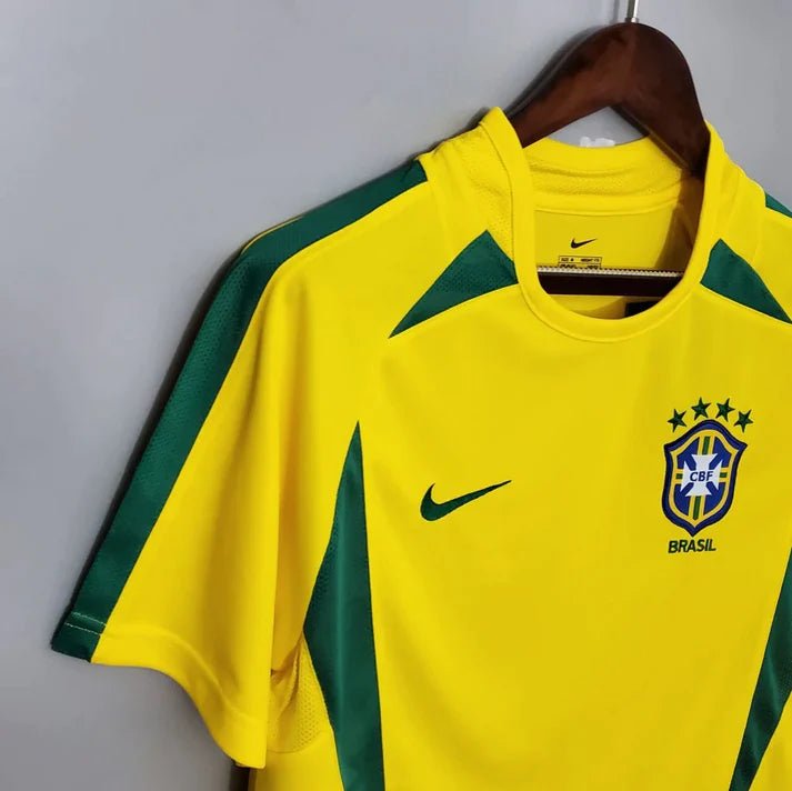 Brazil 2002 Home Shirt - My Kits Direct