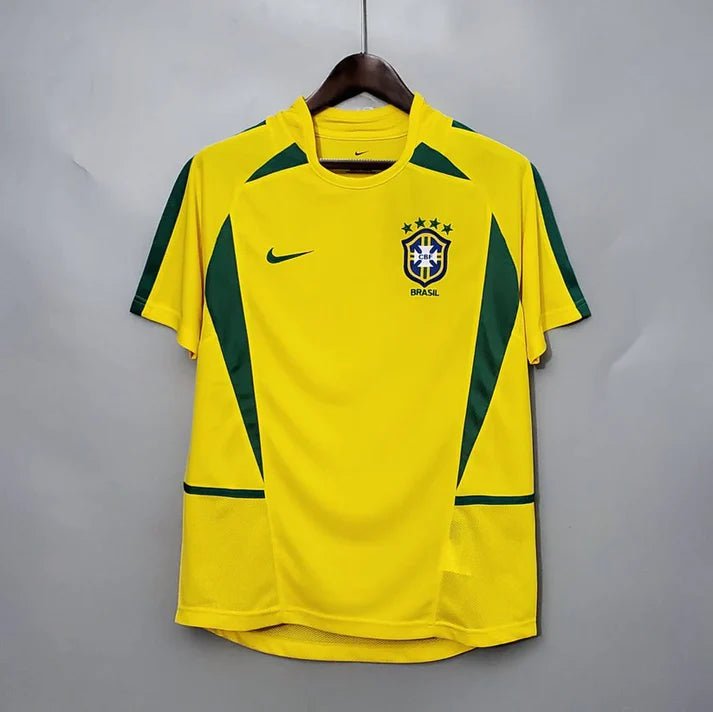 Brazil 2002 Home Shirt - My Kits Direct